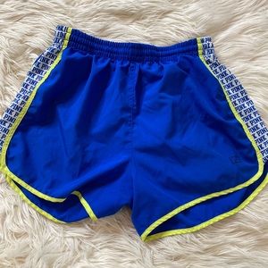 Pink athletic shorts